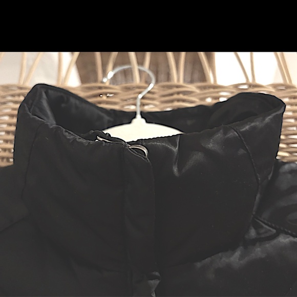 North Face Aconcagua 550 Puffer Down Coat Black Satin Quilted Jacket Size Small - Picture 8 of 12